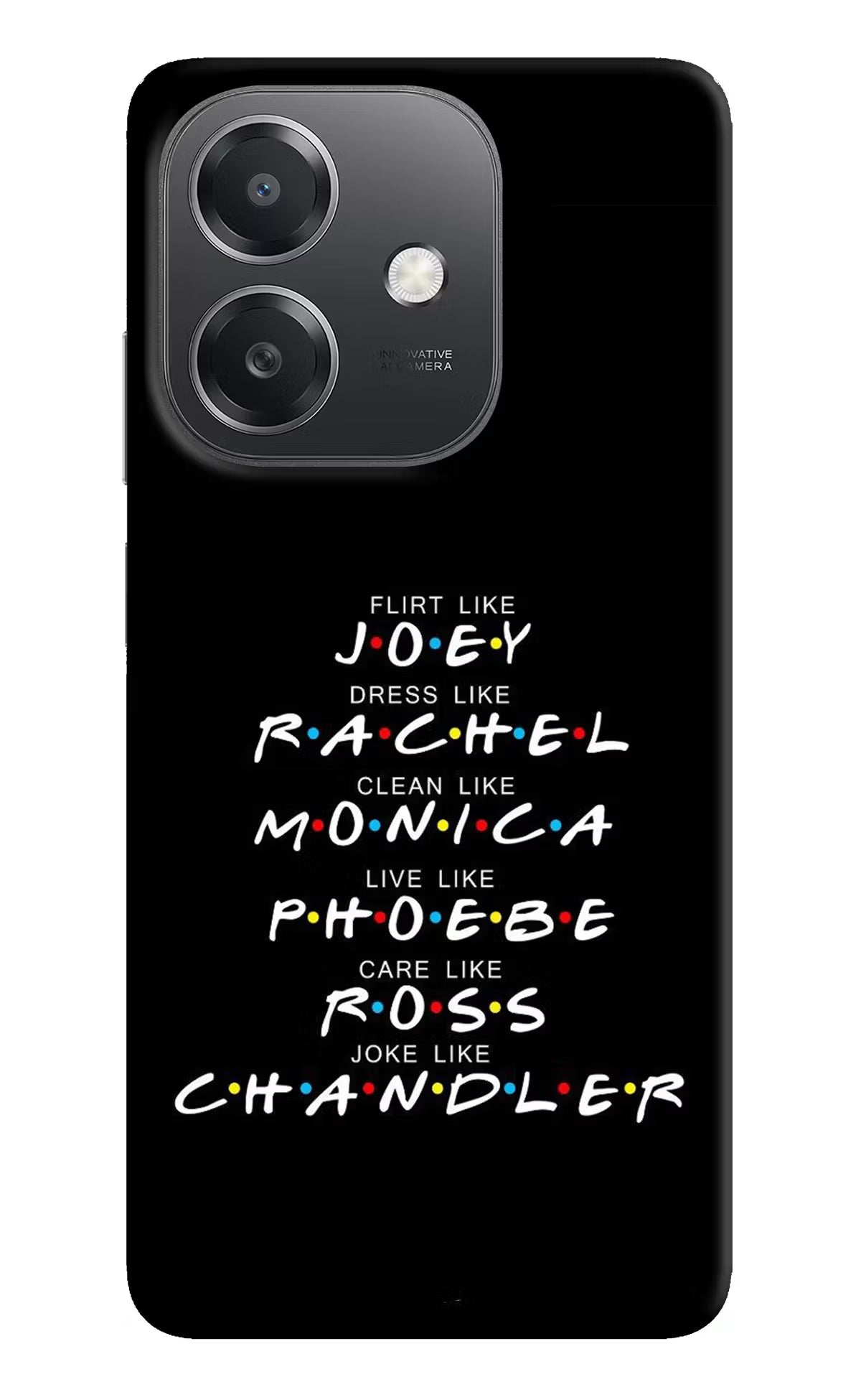 FRIENDS Character OPPO A3x Hard Case Back Cover by Casekaro