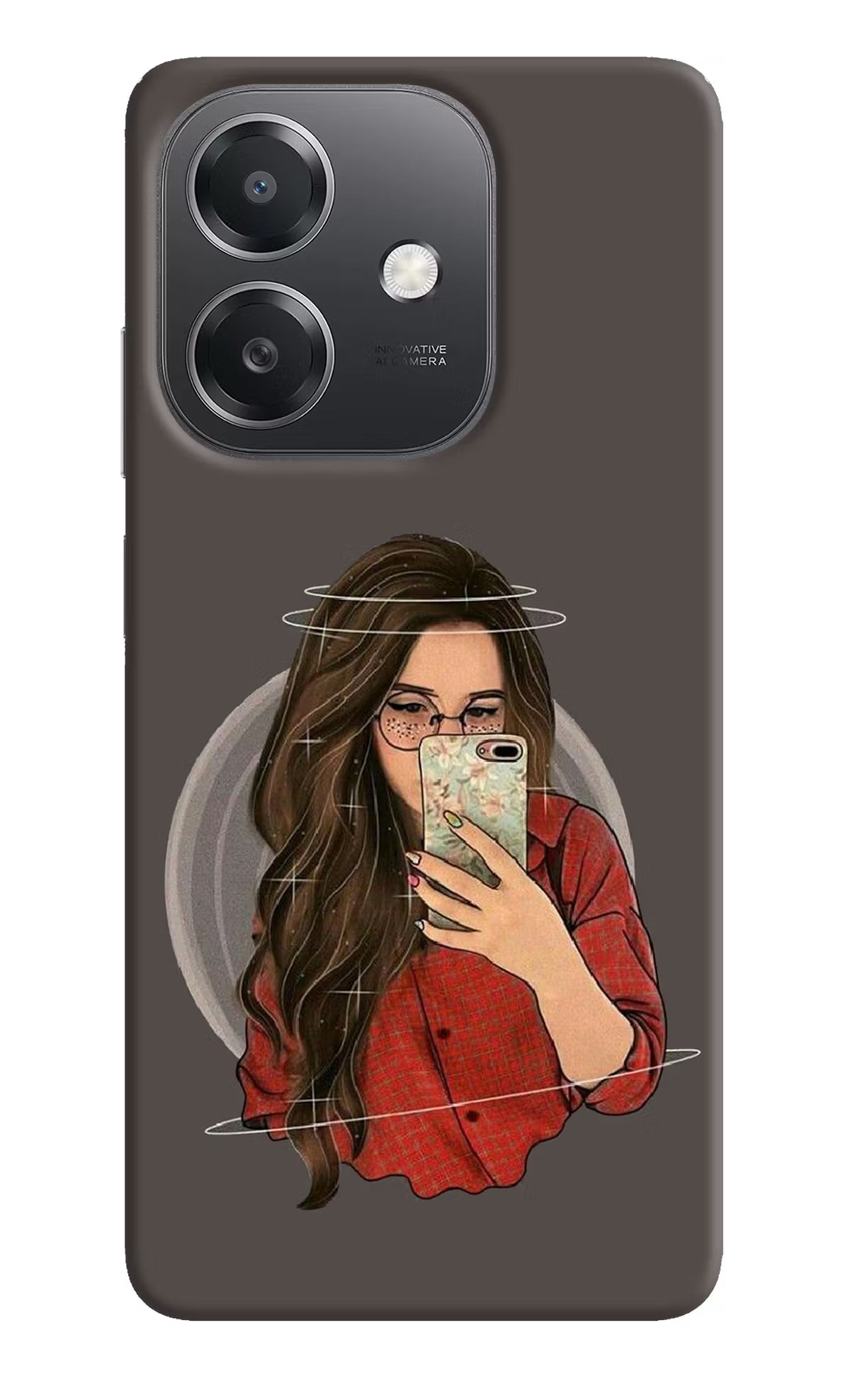 Selfie Queen OPPO A3x Hard Case Back Cover by Casekaro