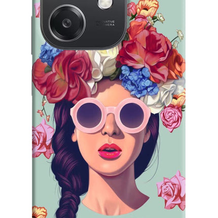 Pretty Girl OPPO A3x Hard Case Back Cover by Casekaro