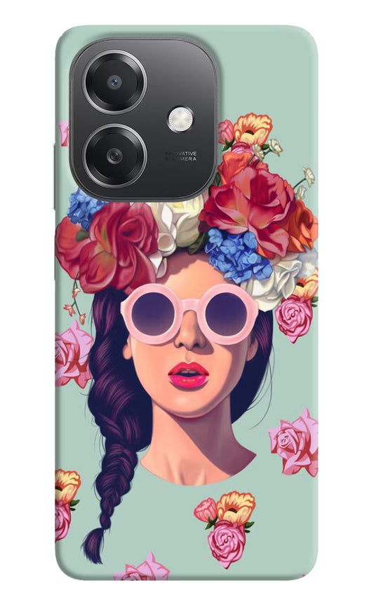 Pretty Girl OPPO A3x Hard Case Back Cover by Casekaro