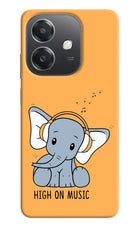 High On Music OPPO A3x Hard Case Back Cover by Casekaro