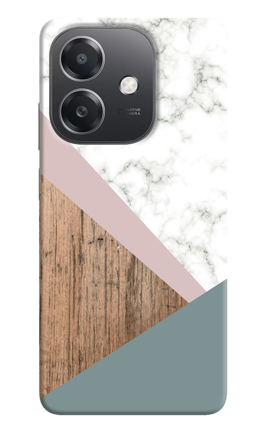 Marble wood Abstract OPPO A3x Back Cover