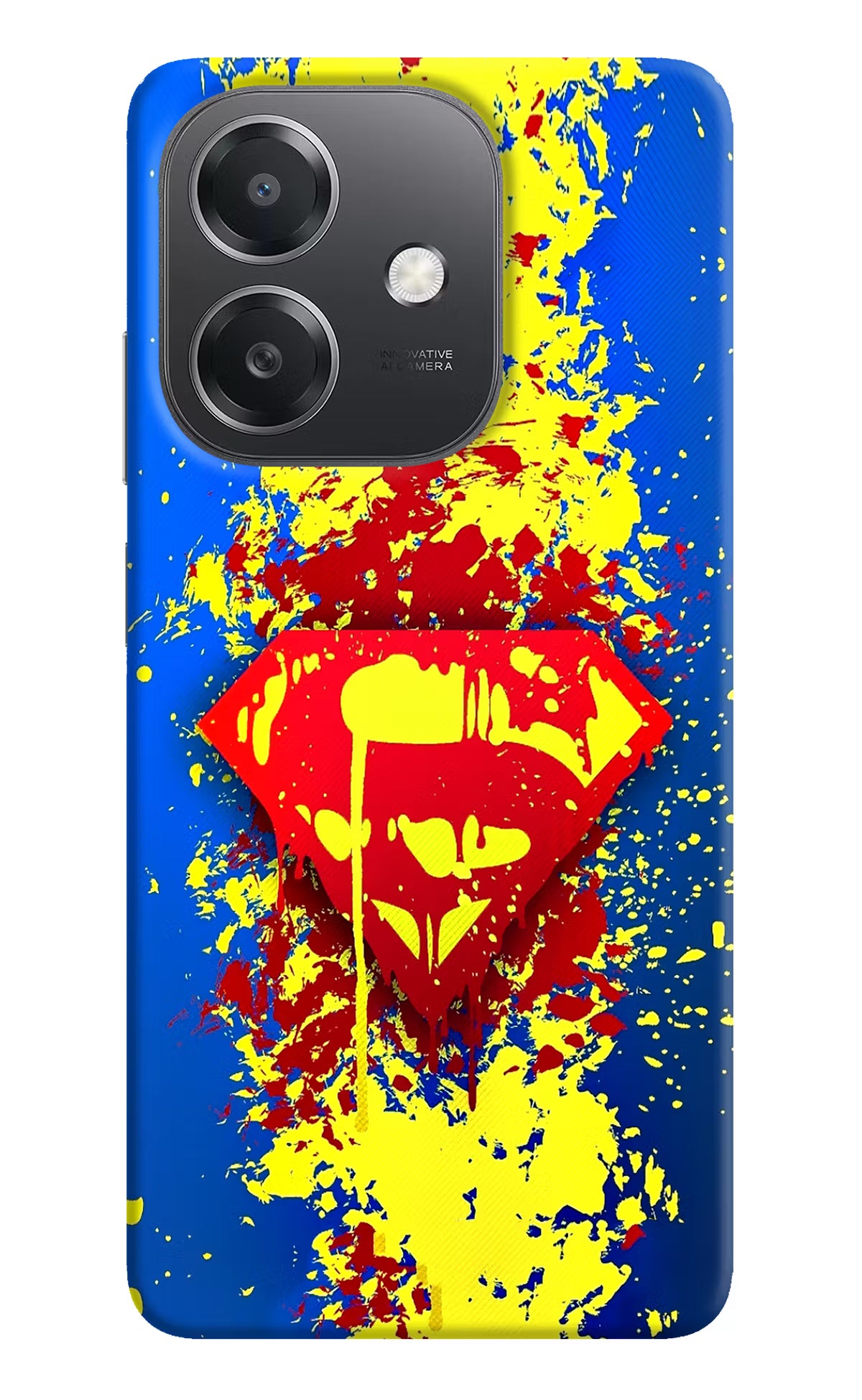 Superman logo OPPO A3x Hard Case Back Cover by Casekaro