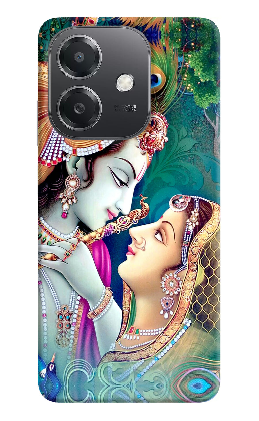 Lord Radha Krishna OPPO A3x Back Cover, Hard case