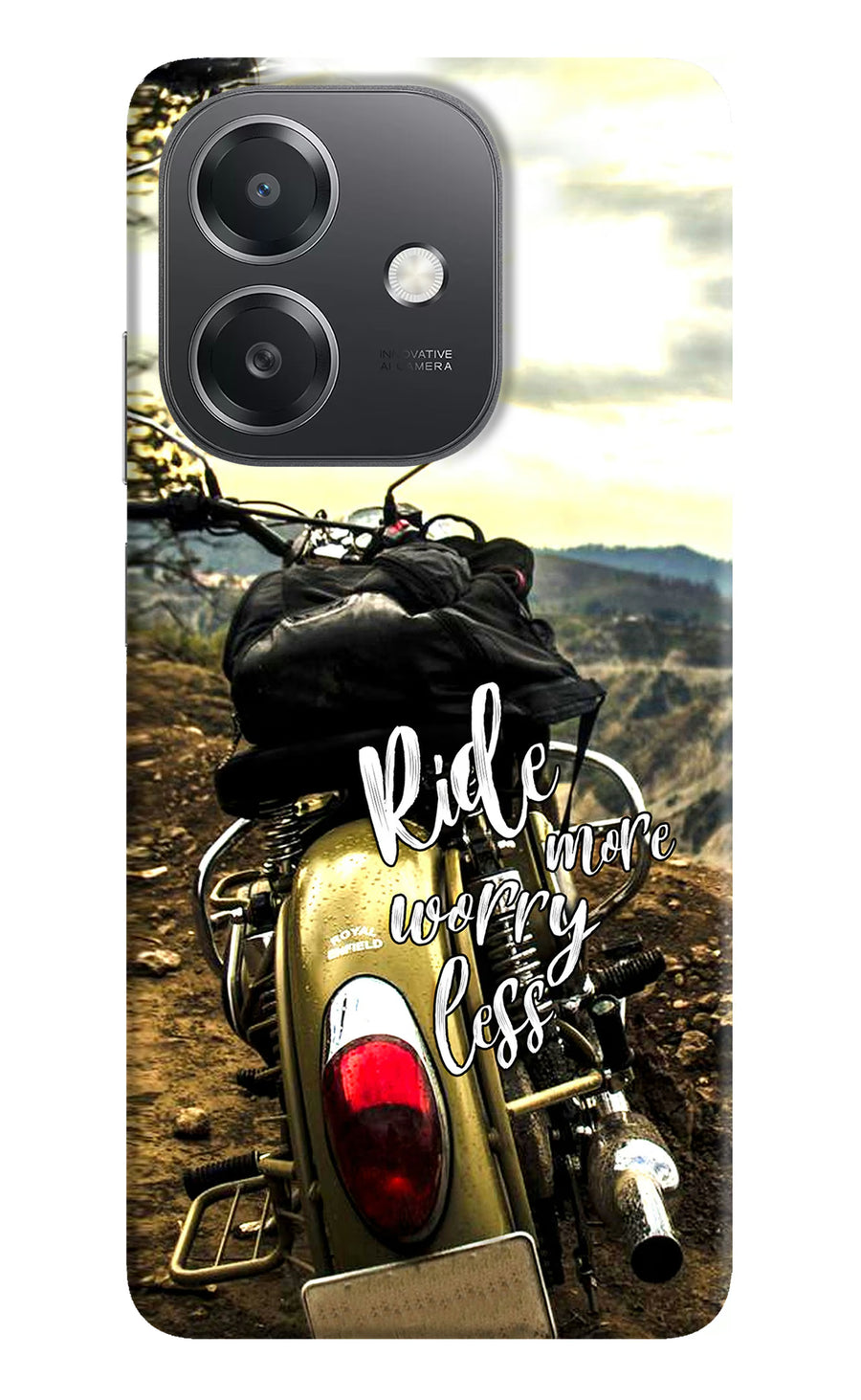 Ride More Worry Less OPPO A3x Back Cover, Hard case