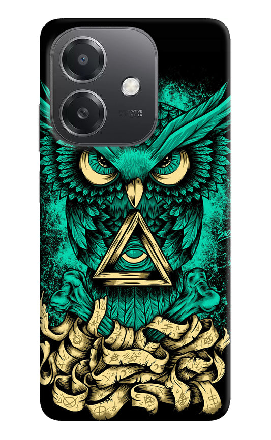 Green Owl OPPO A3x Back Cover