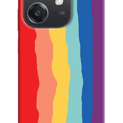 Rainbow OPPO A3x Hard Case Back Cover by Casekaro