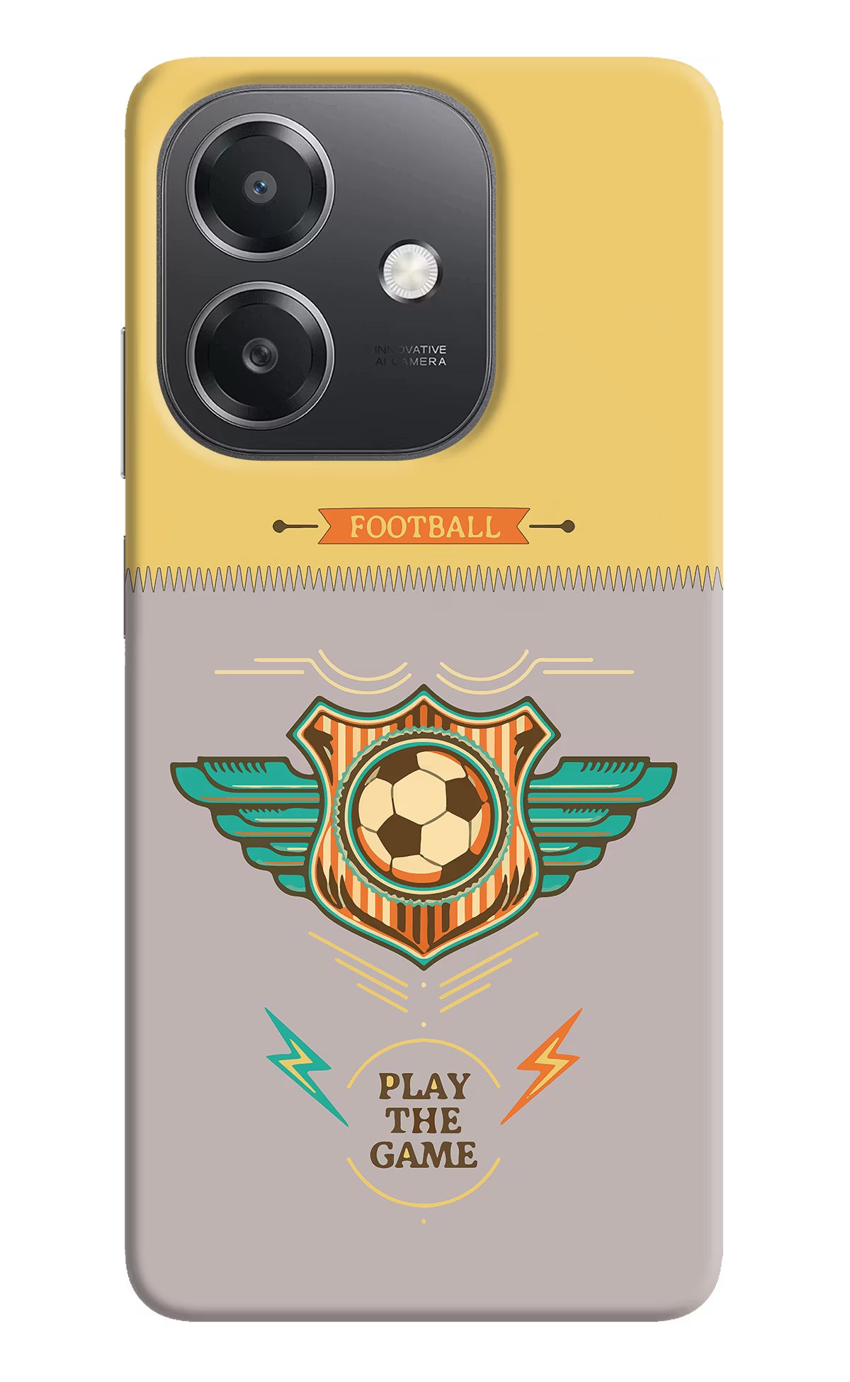 Football OPPO A3x Hard Case Back Cover by Casekaro