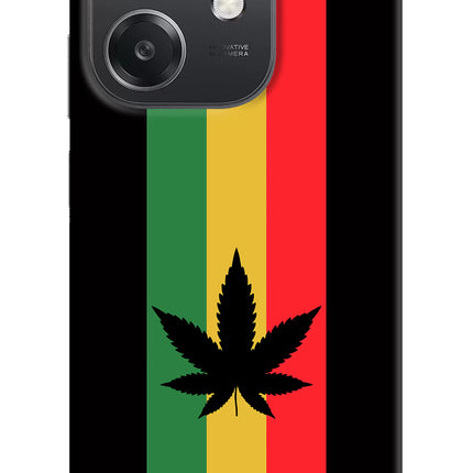 Weed Flag OPPO A3x Hard Case Back Cover by Casekaro