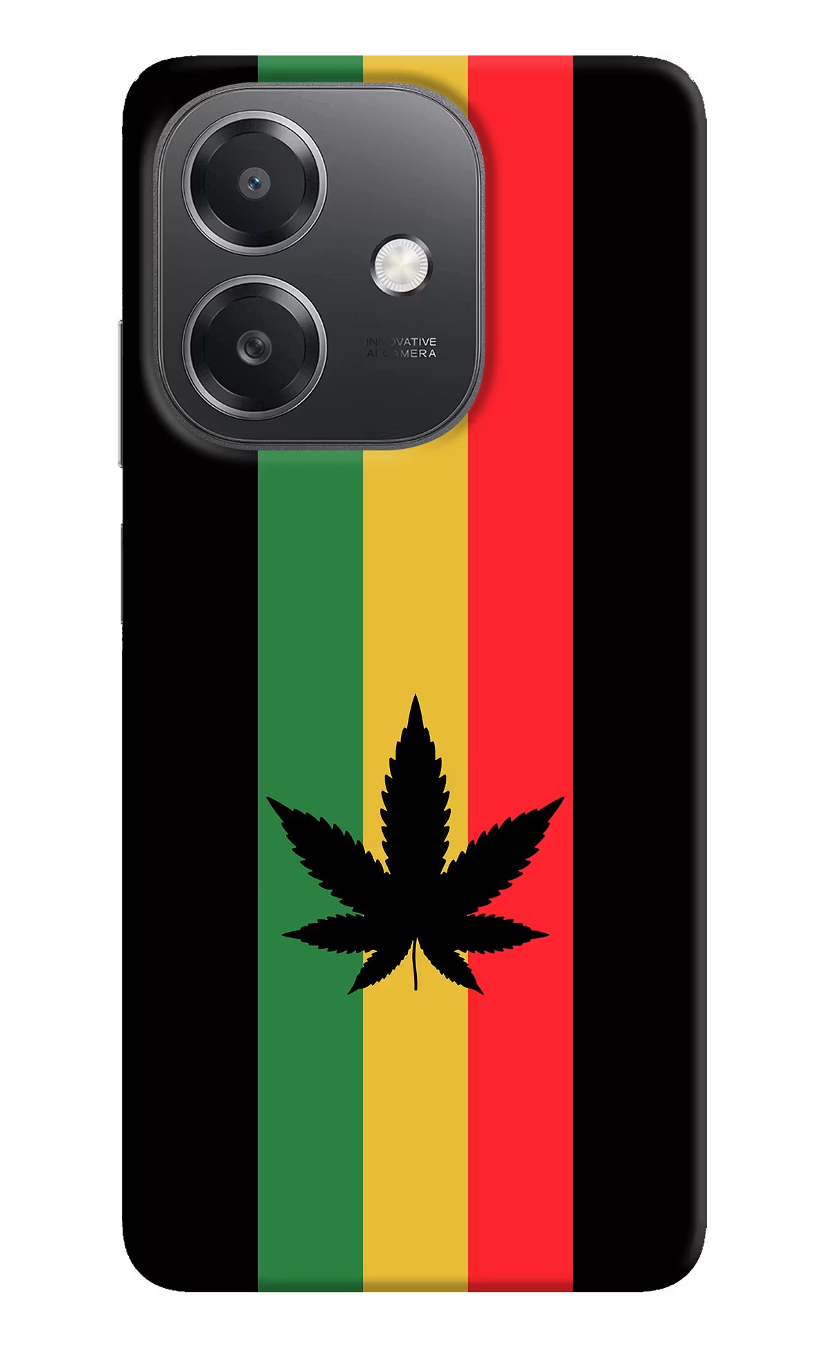 Weed Flag OPPO A3x Hard Case Back Cover by Casekaro