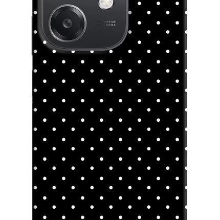 White Dots OPPO A3x Hard Case Back Cover by Casekaro