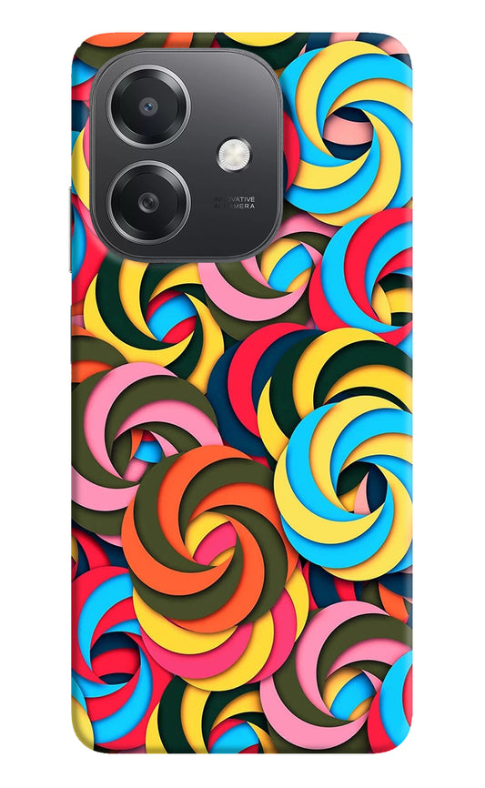 Spiral Pattern OPPO A3x Back Cover