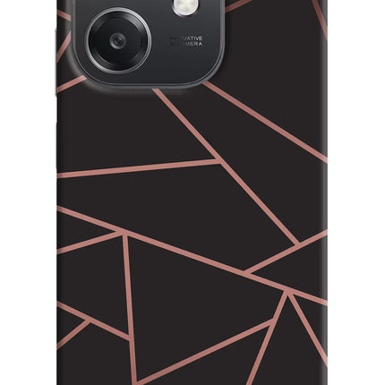 Geometric Pattern OPPO A3x Hard Case Back Cover by Casekaro