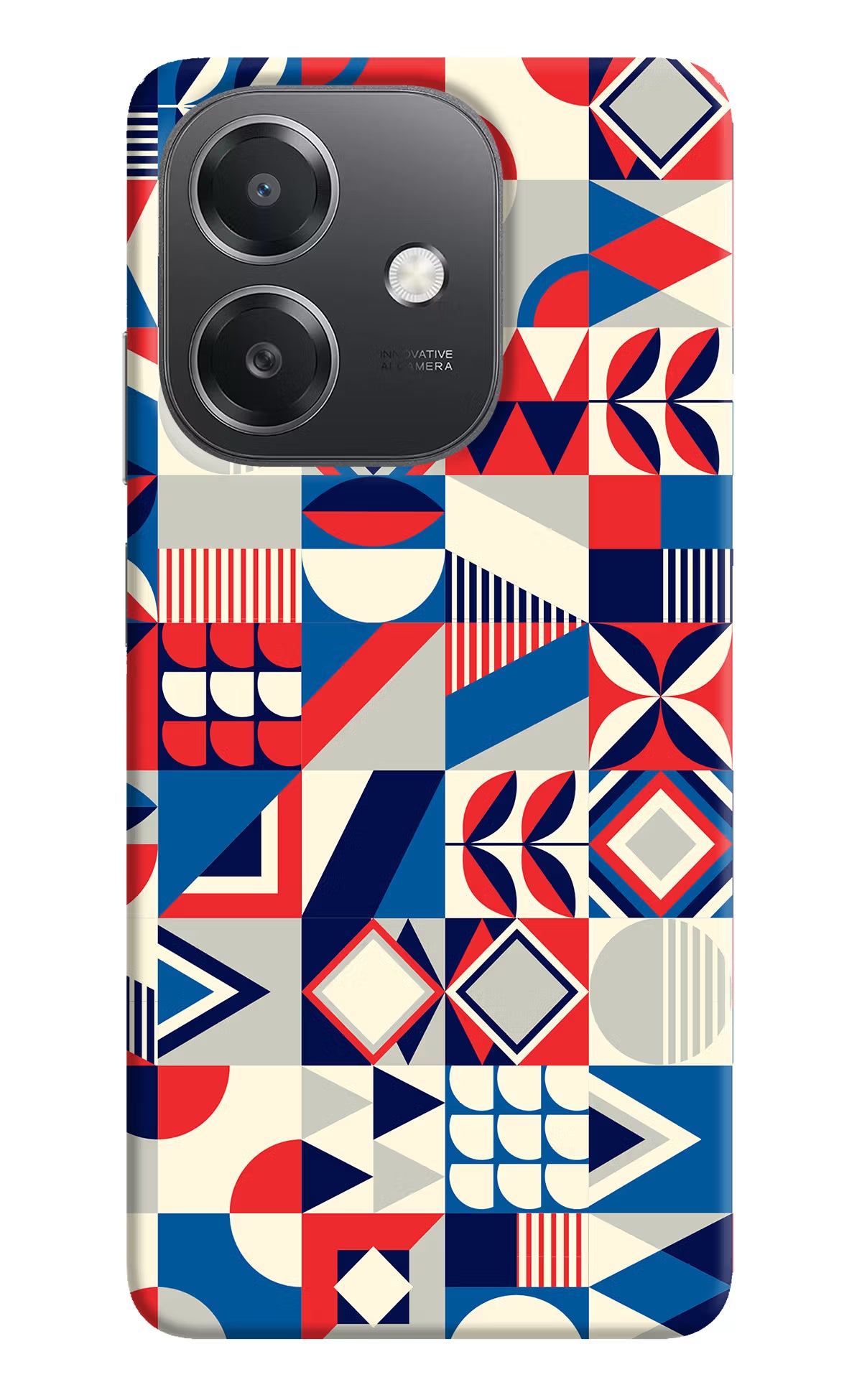 Colorful Pattern OPPO A3x Hard Case Back Cover by Casekaro