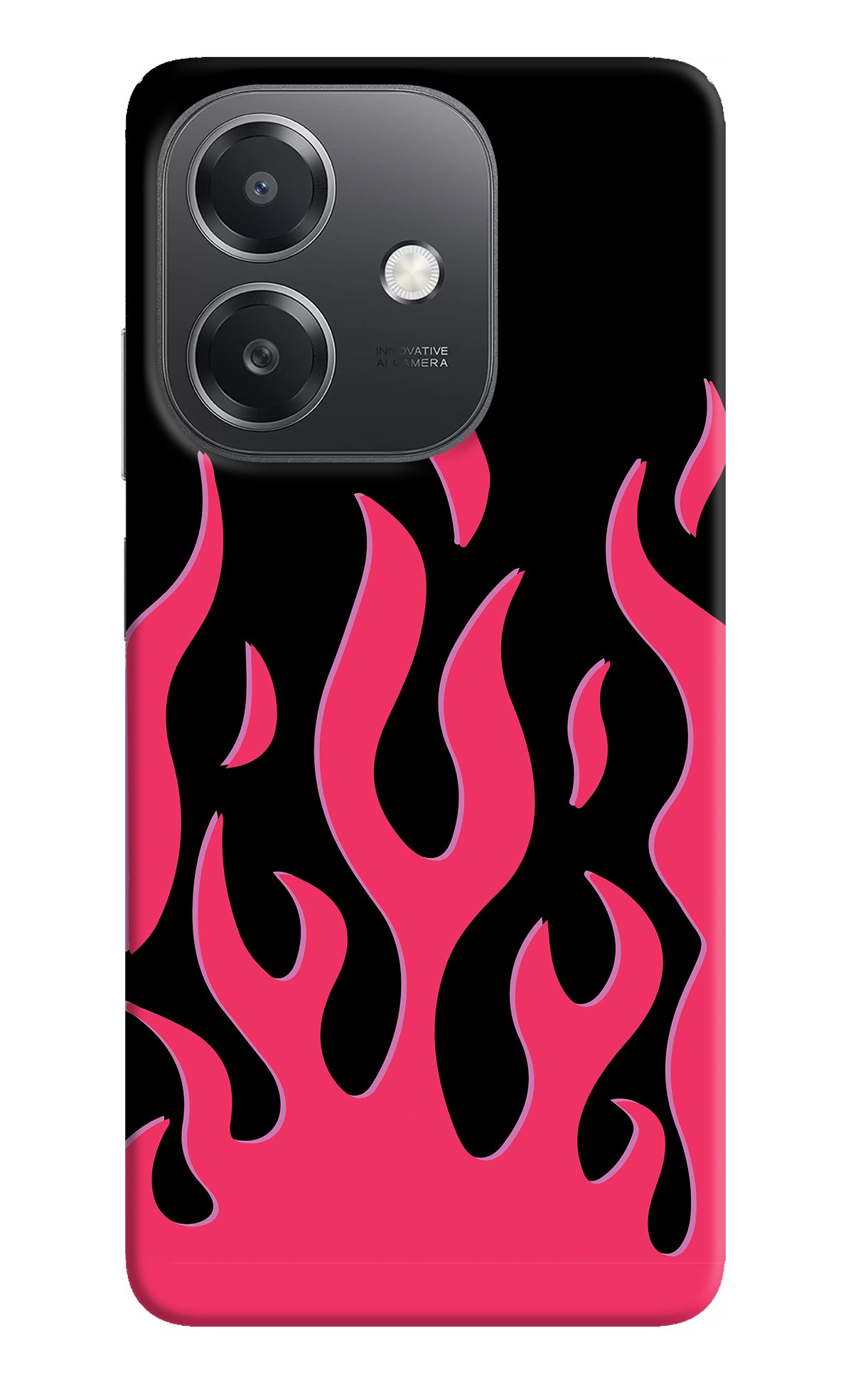 Fire Flames OPPO A3x Back Cover