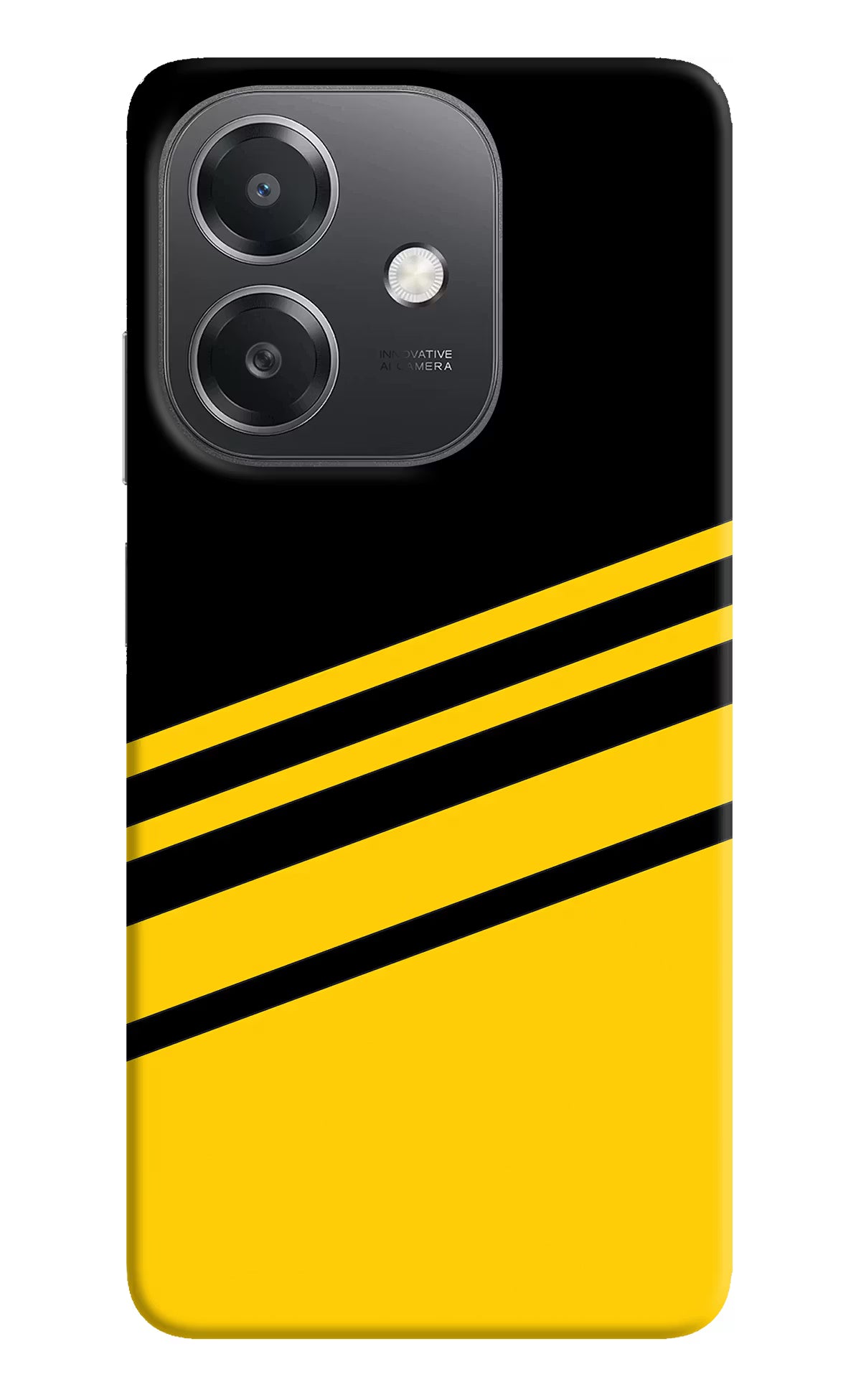 Yellow Shades OPPO A3x Hard Case Back Cover by Casekaro