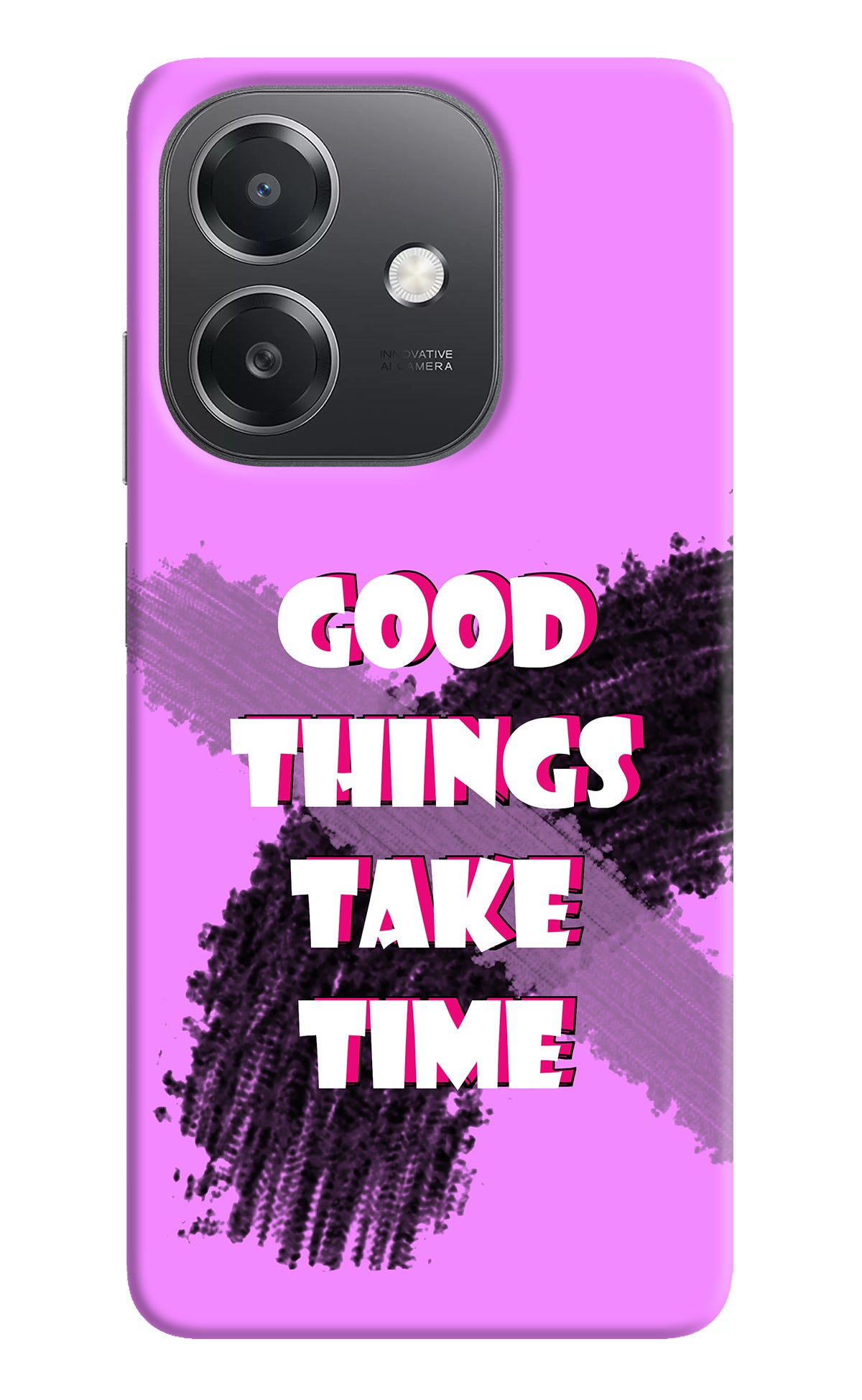 Good Things Take Time OPPO A3x Back Cover