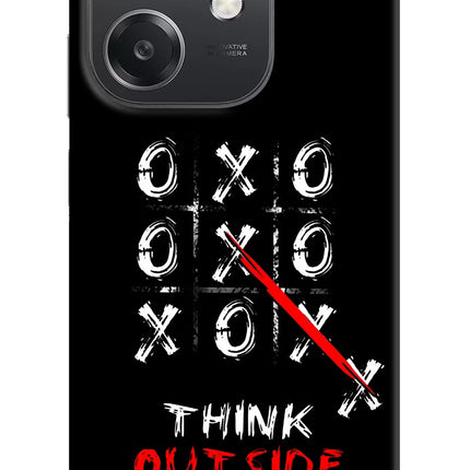 Think out of the BOX OPPO A3x Hard Case Back Cover by Casekaro