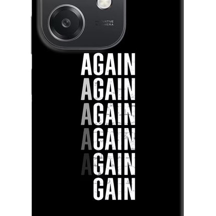Again Again Gain OPPO A3x Hard Case Back Cover by Casekaro