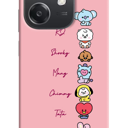 BTS names OPPO A3x Hard Case Back Cover by Casekaro
