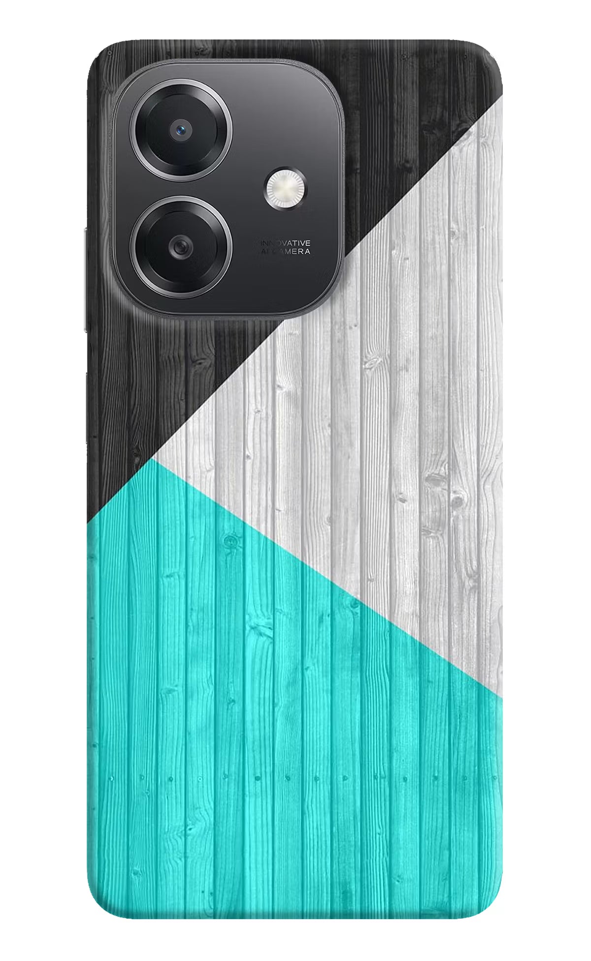 Wooden Abstract OPPO A3x Hard Case Back Cover by Casekaro