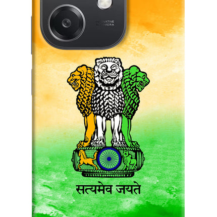 Satyamev Jayate Flag OPPO A3x Hard Case Back Cover by Casekaro