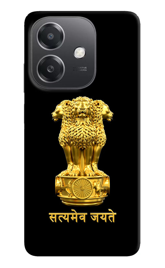Satyamev Jayate Golden OPPO A3x Hard Case Back Cover by Casekaro