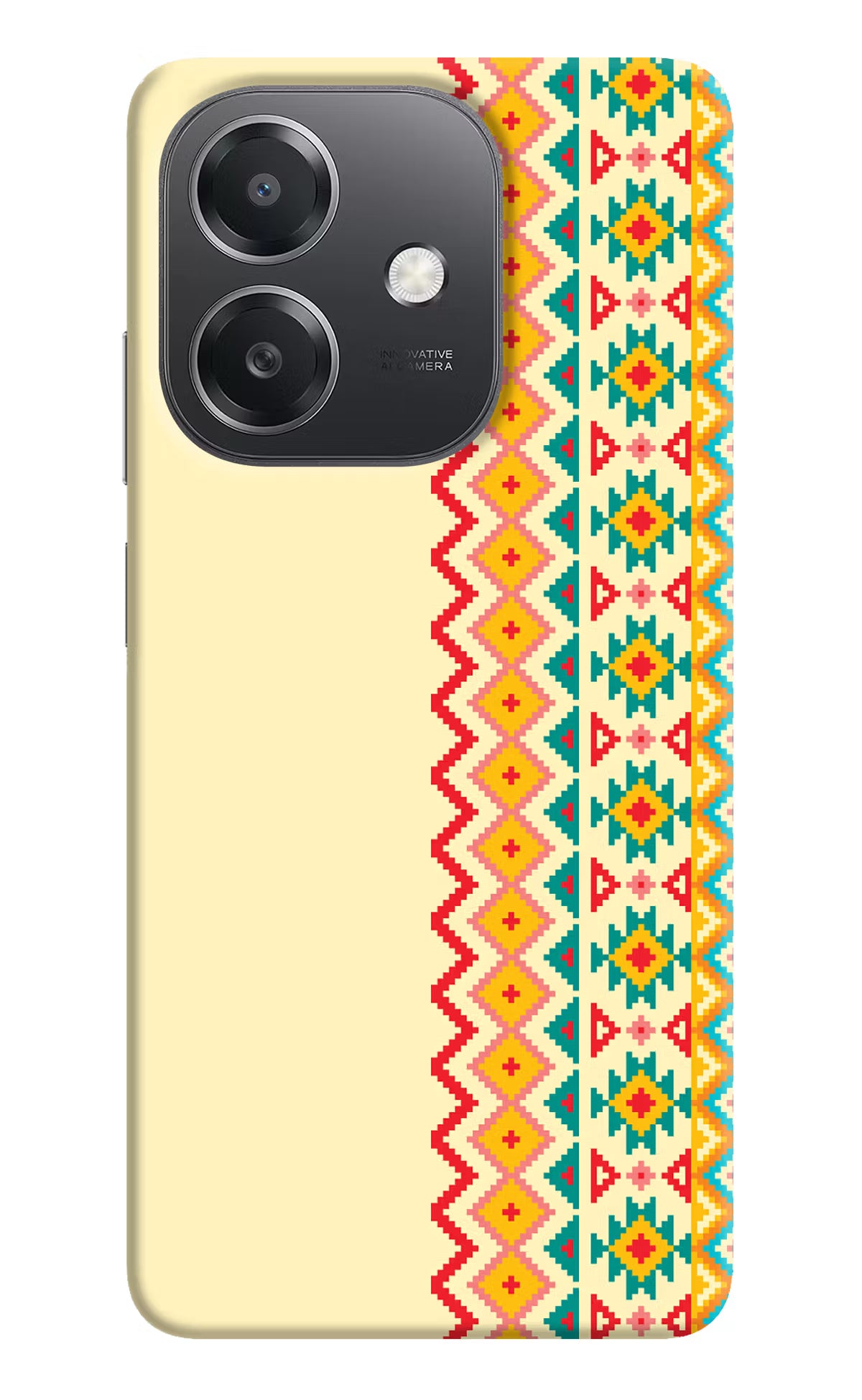 Ethnic Seamless OPPO A3x Hard Case Back Cover by Casekaro