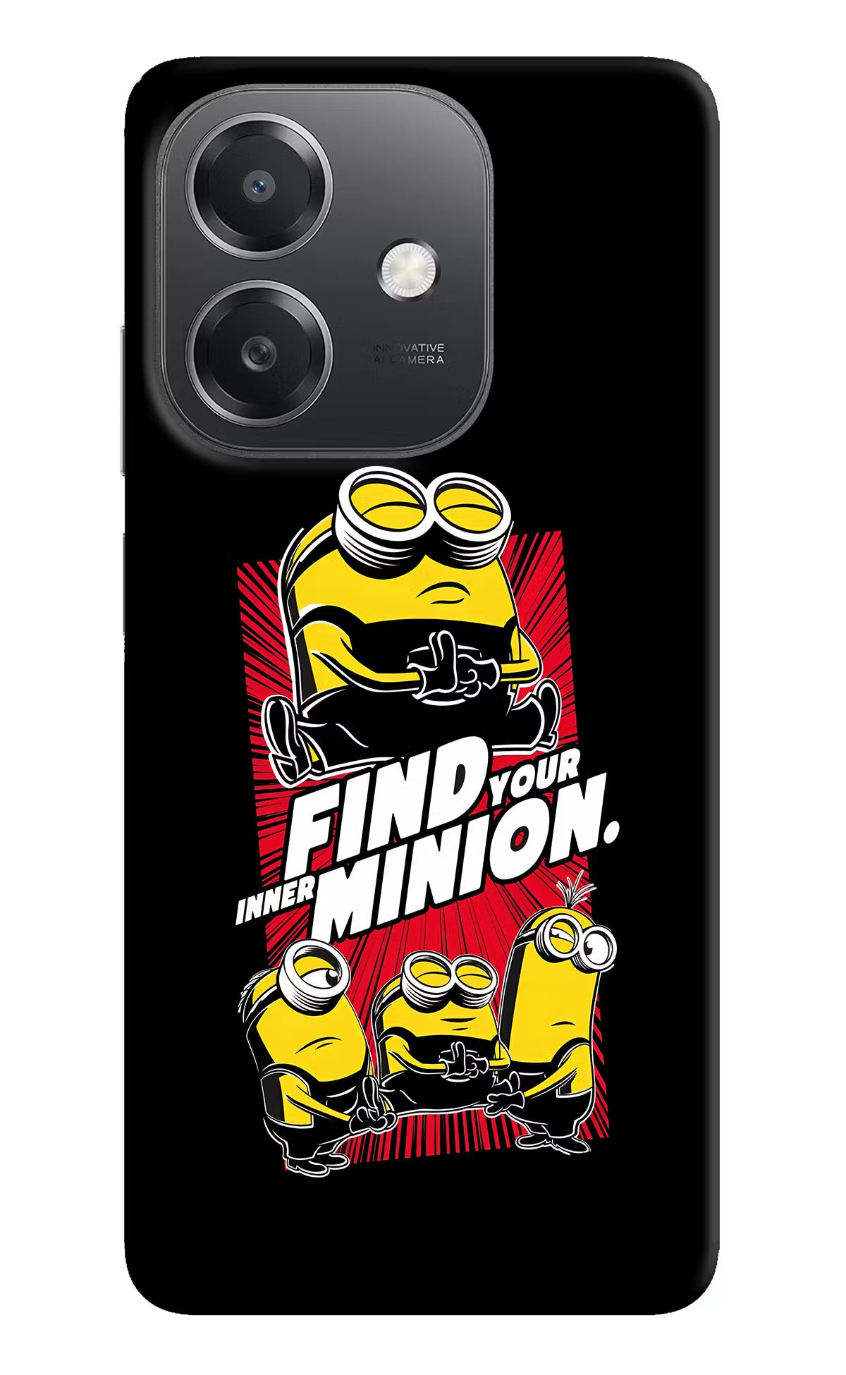 Find your inner Minion OPPO A3x Hard Case Back Cover by Casekaro