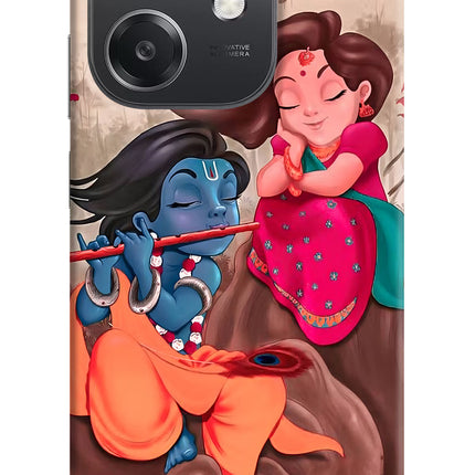 Radhe Krishna OPPO A3x Hard Case Back Cover by Casekaro