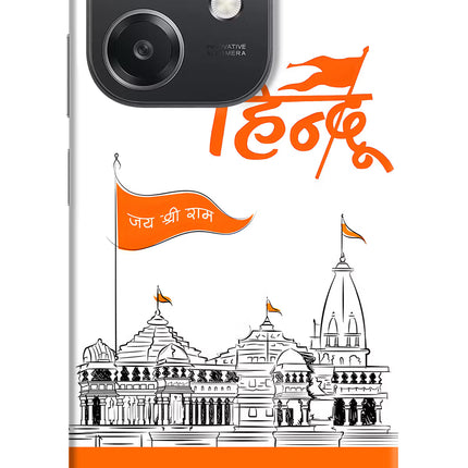 Jai Shree Ram Hindu OPPO A3x Hard Case Back Cover by Casekaro