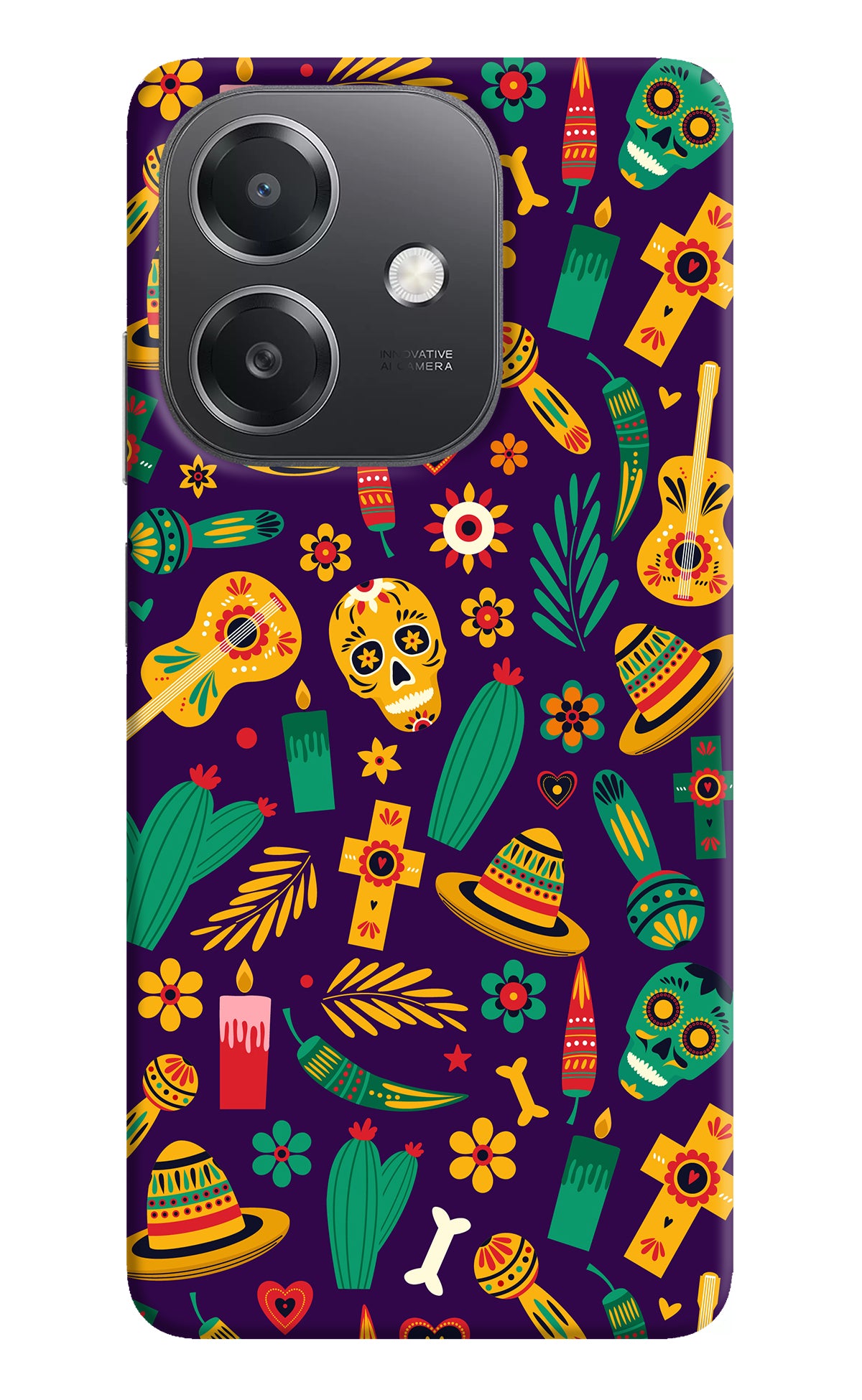 Mexican Artwork OPPO A3x Back Cover