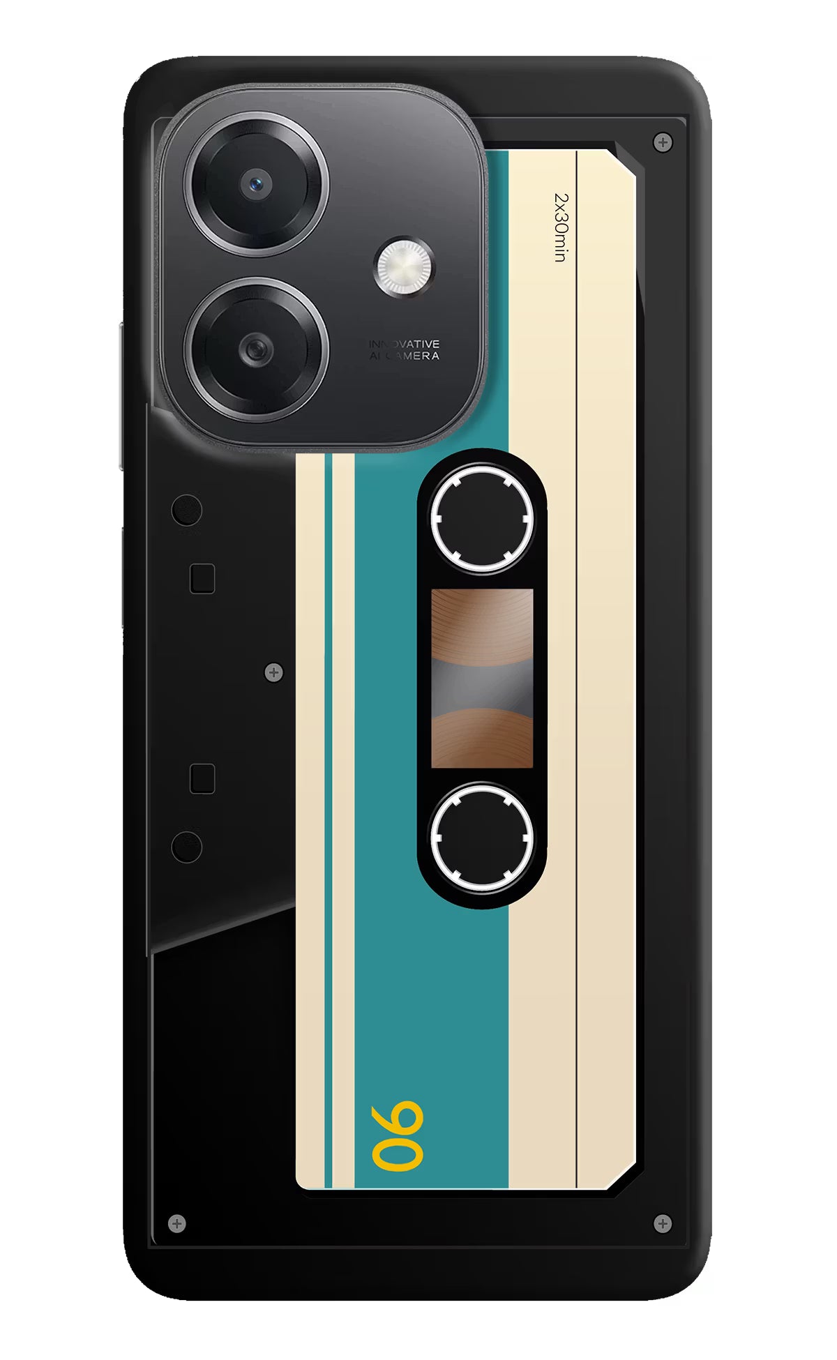 Cassette OPPO A3x Hard Case Back Cover by Casekaro