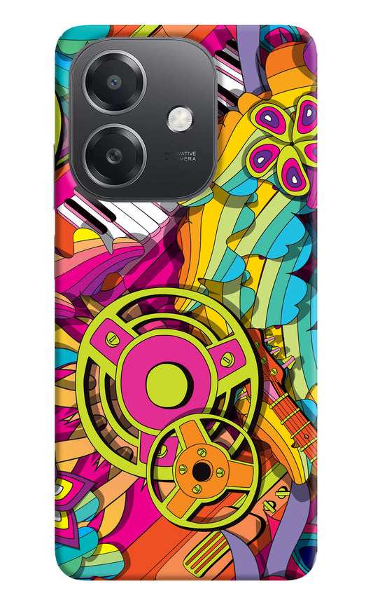 Music Doodle OPPO A3x Back Cover