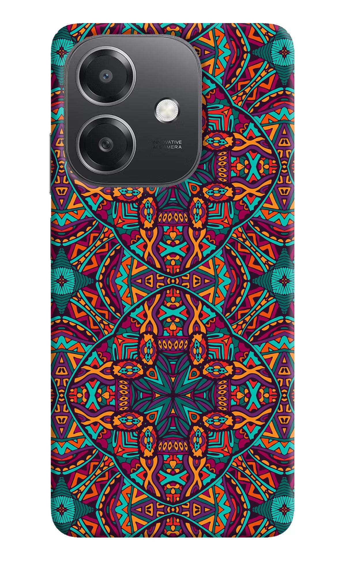 Colour Mandala OPPO A3x Hard Case Back Cover by Casekaro