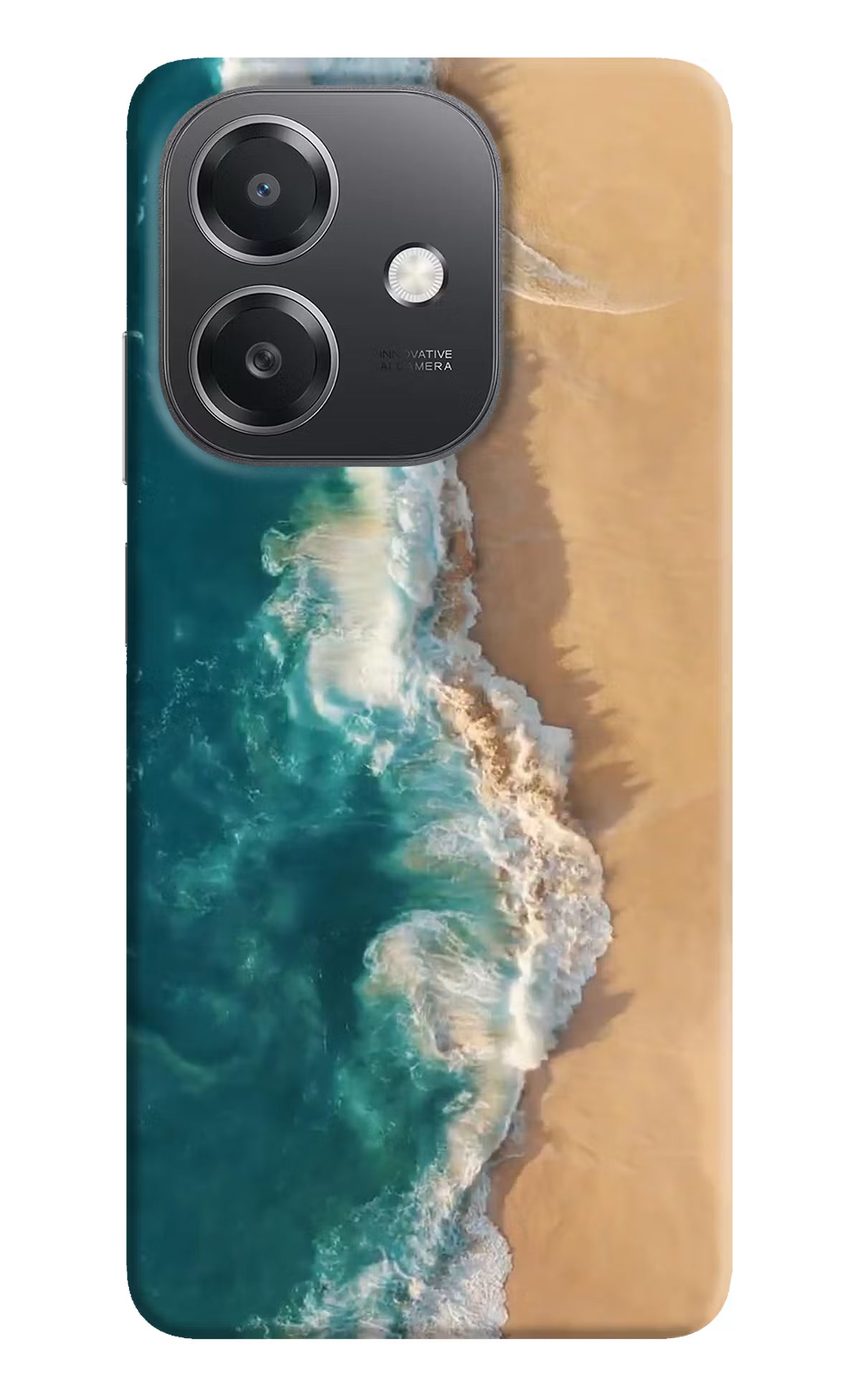 Ocean Beach OPPO A3x Hard Case Back Cover by Casekaro