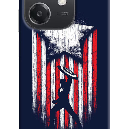 Captain America Marvel Art OPPO A3x Hard Case Back Cover by Casekaro