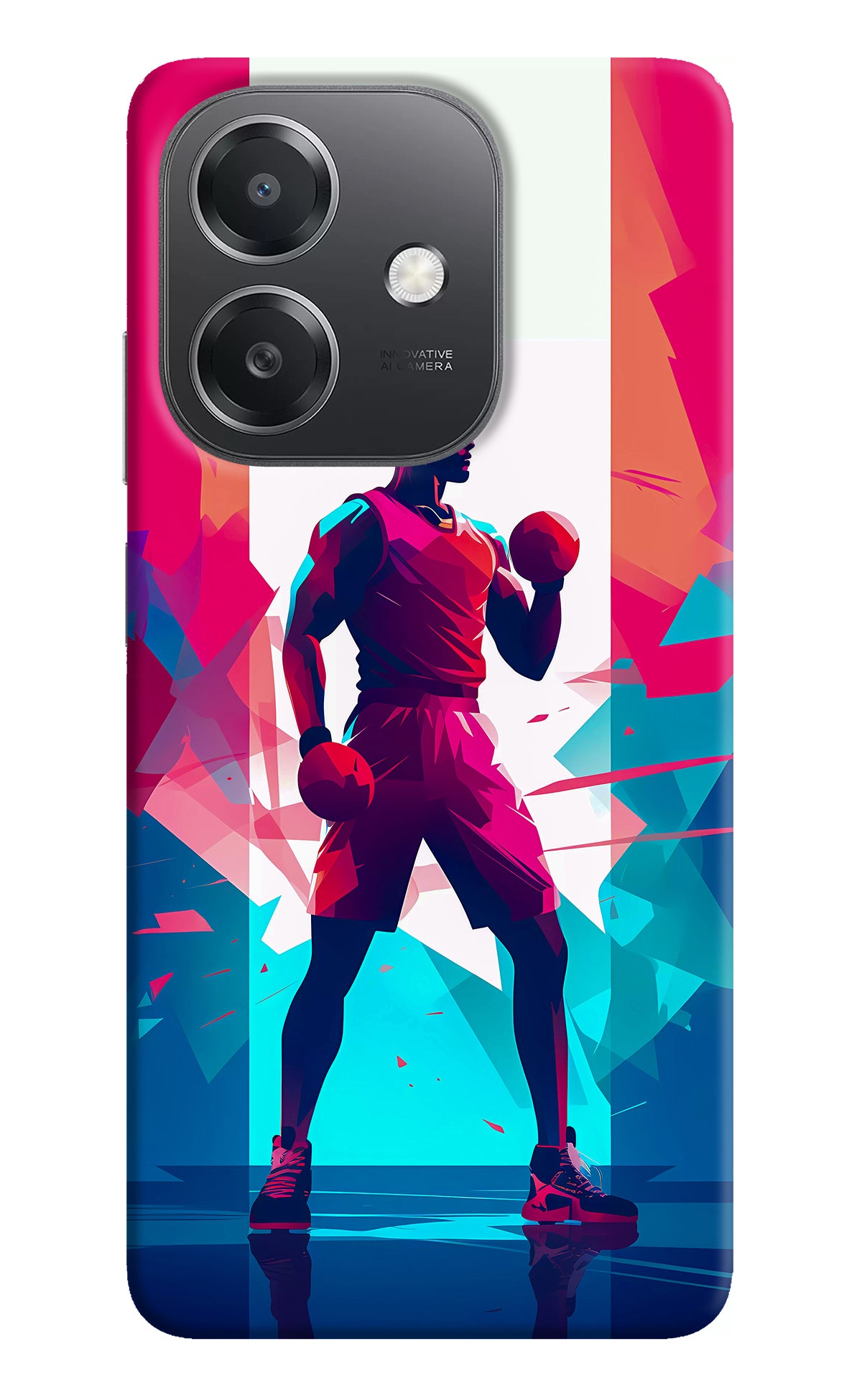 Champion Fighter (AI Generated) OPPO A3x Back Cover