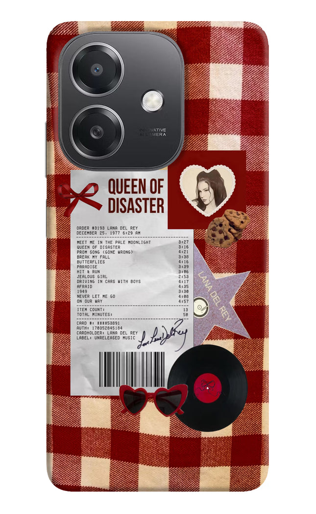 Queen of Disaster OPPO A3x Hard Case Back Cover by Casekaro