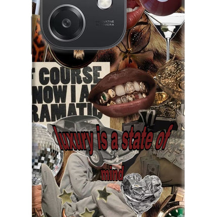 Luxury OPPO A3x Hard Case Back Cover by Casekaro