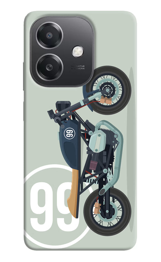Classic Cafe Racer 99 OPPO A3x Hard Case Back Cover by Casekaro