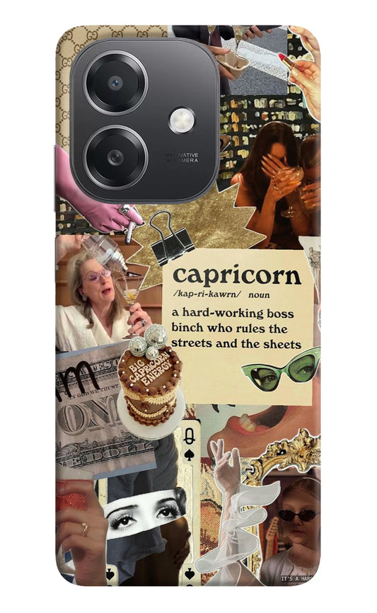 Capricorn Zodiac OPPO A3x Hard Case Back Cover by Casekaro
