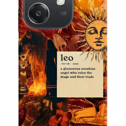 Leo Zodiac OPPO A3x Hard Case Back Cover by Casekaro