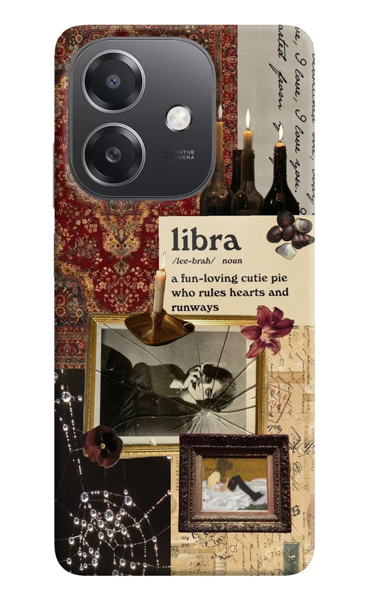 Libra Zodiac OPPO A3x Hard Case Back Cover by Casekaro