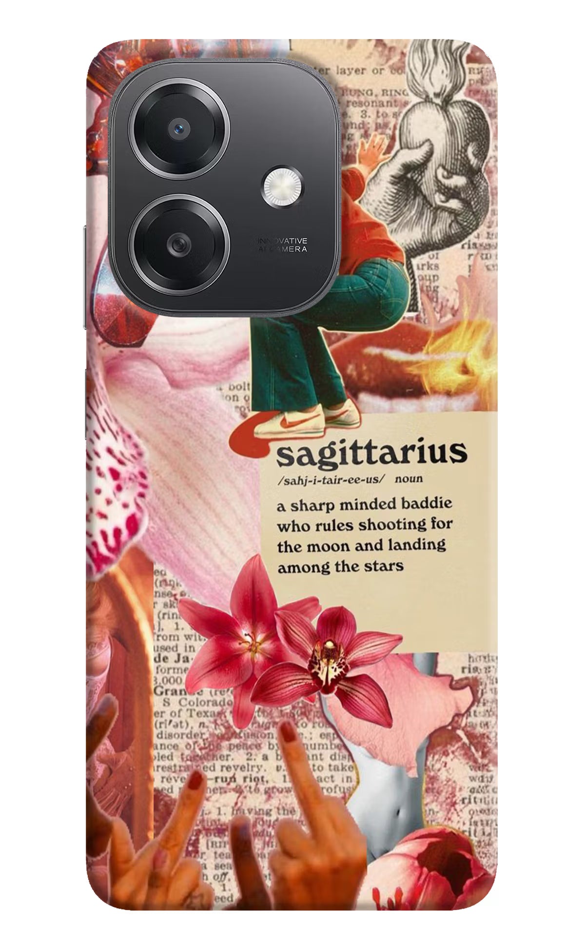 Sagittarius Zodiac OPPO A3x Hard Case Back Cover by Casekaro