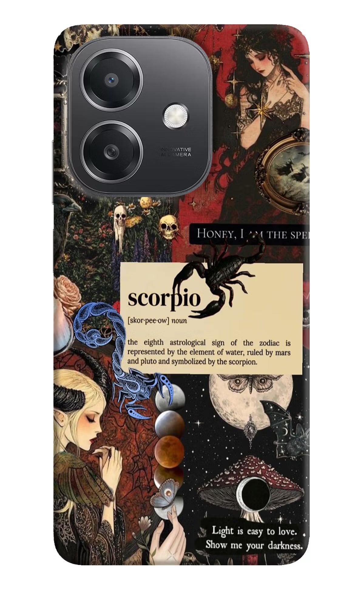 Scorpio Zodiac OPPO A3x Hard Case Back Cover by Casekaro