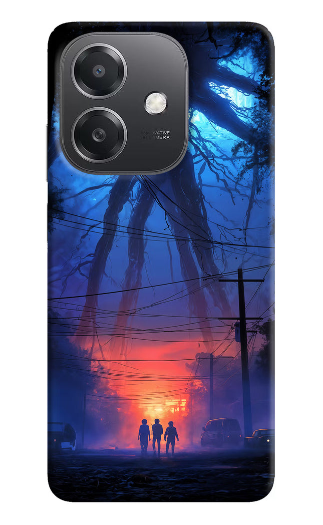 Ordinary Things Shadow OPPO A3x Hard Case Back Cover by Casekaro