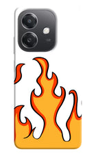 Fired Up – White OPPO A3x Hard Case Back Cover by Casekaro