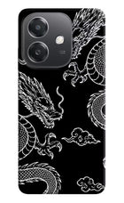 Twin Dragons OPPO A3x Hard Case Back Cover by Casekaro