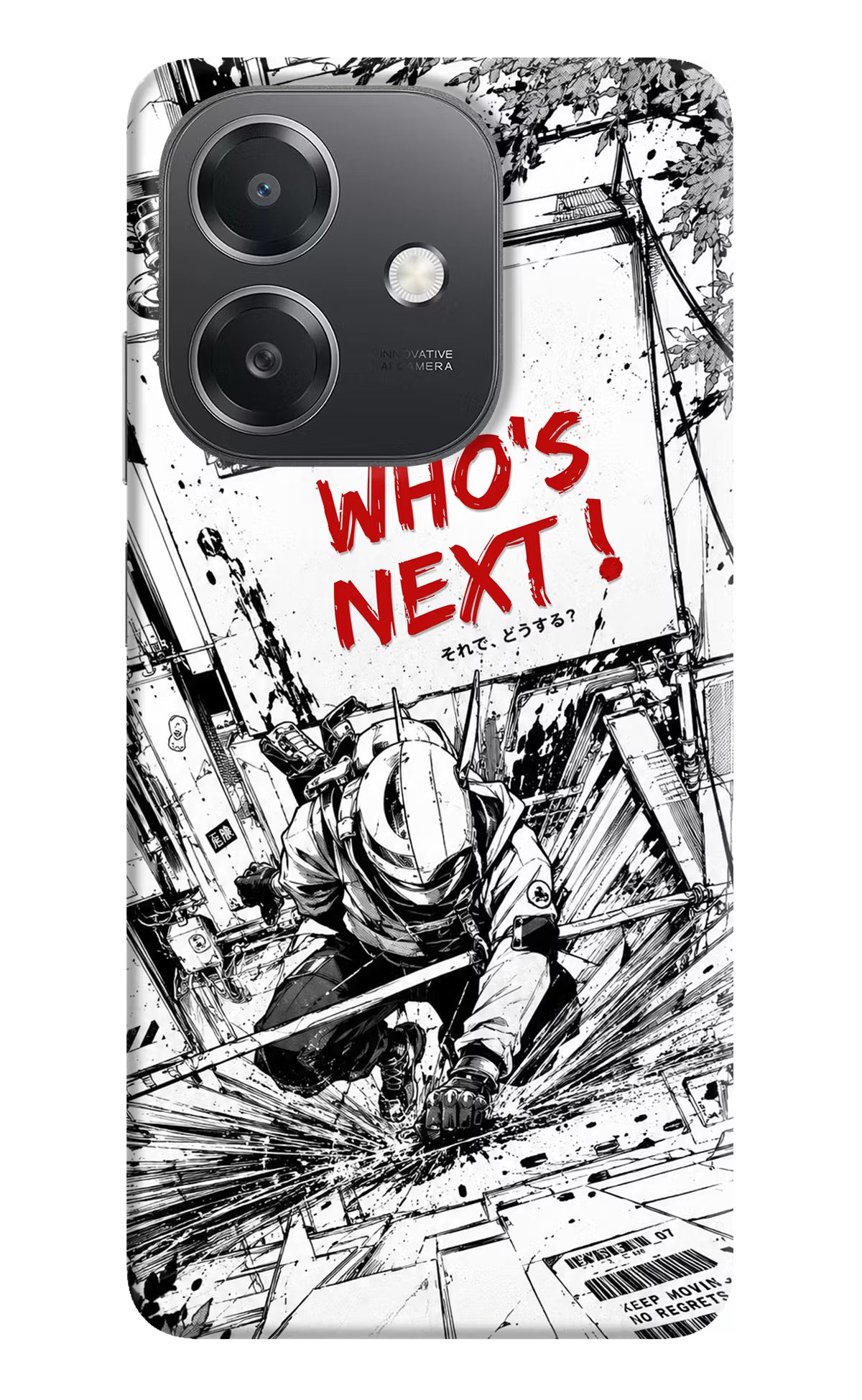 Who's Next OPPO A3x Hard Case Back Cover by Casekaro